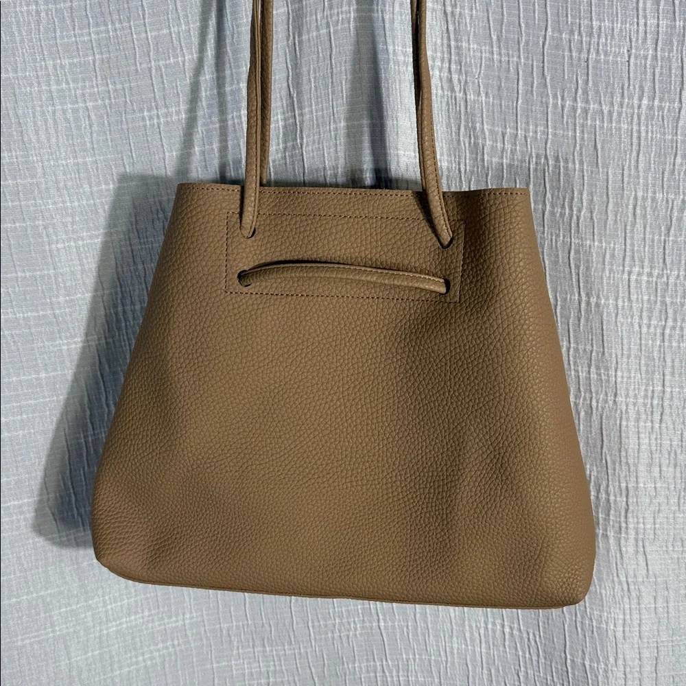 8 Other Reasons Tan Vegan Leather Slouchy‎ Bucket Bag